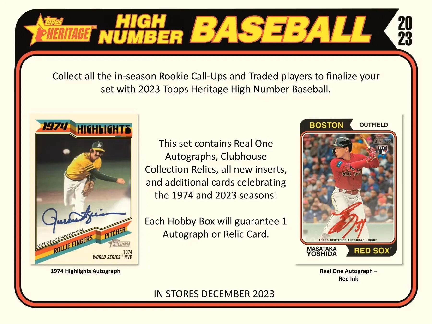 2023 Topps Heritage High Number Baseball Hobby Box