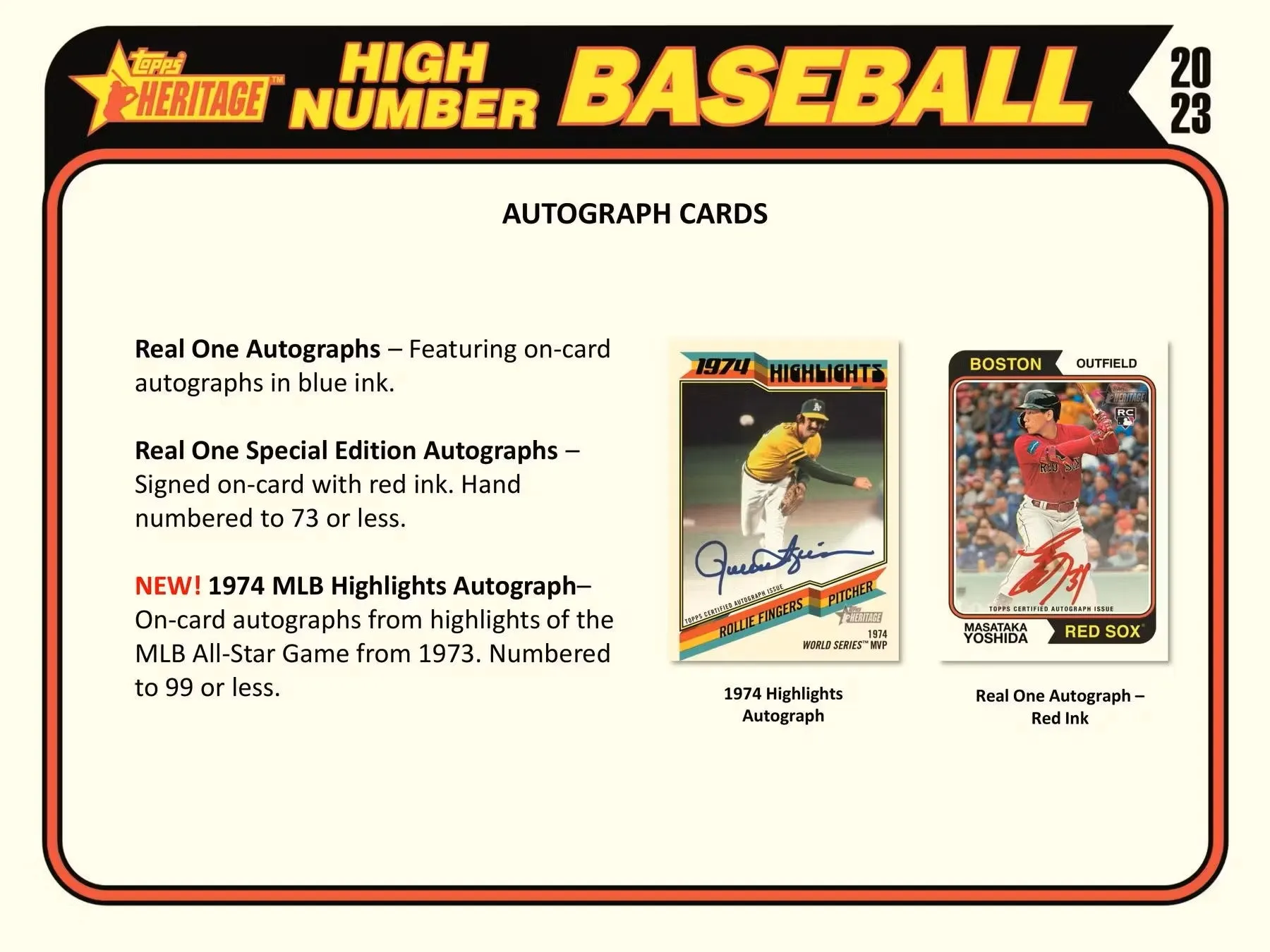 2023 Topps Heritage High Number Baseball Hobby Box