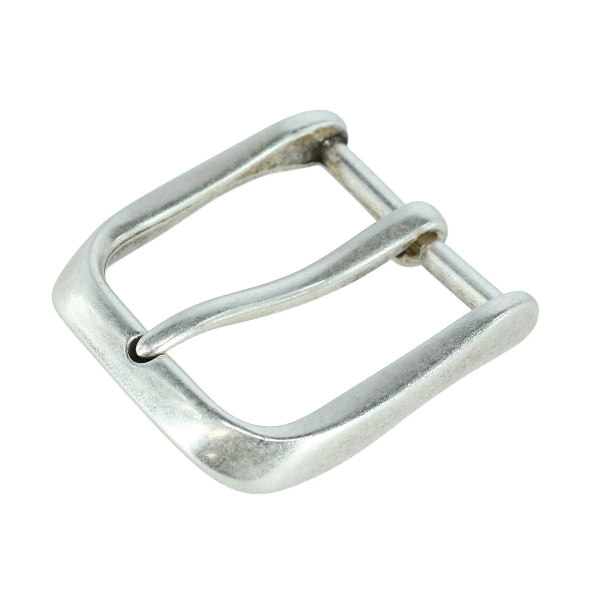 40mm Square Rounded Edge Solid Brass Harness Belt Buckle