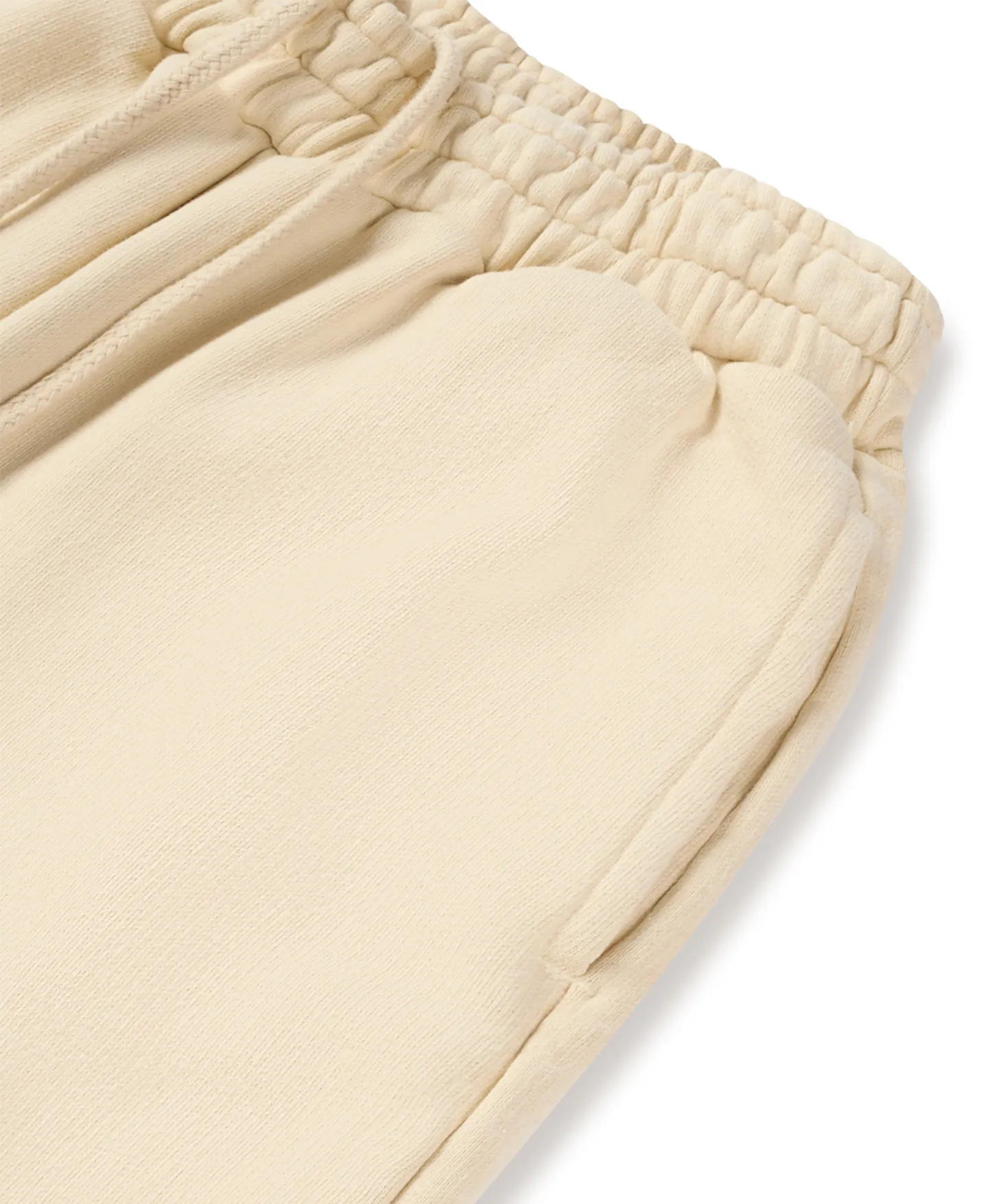 600 GSM 'Cloud Cream' Straight-leg Pants