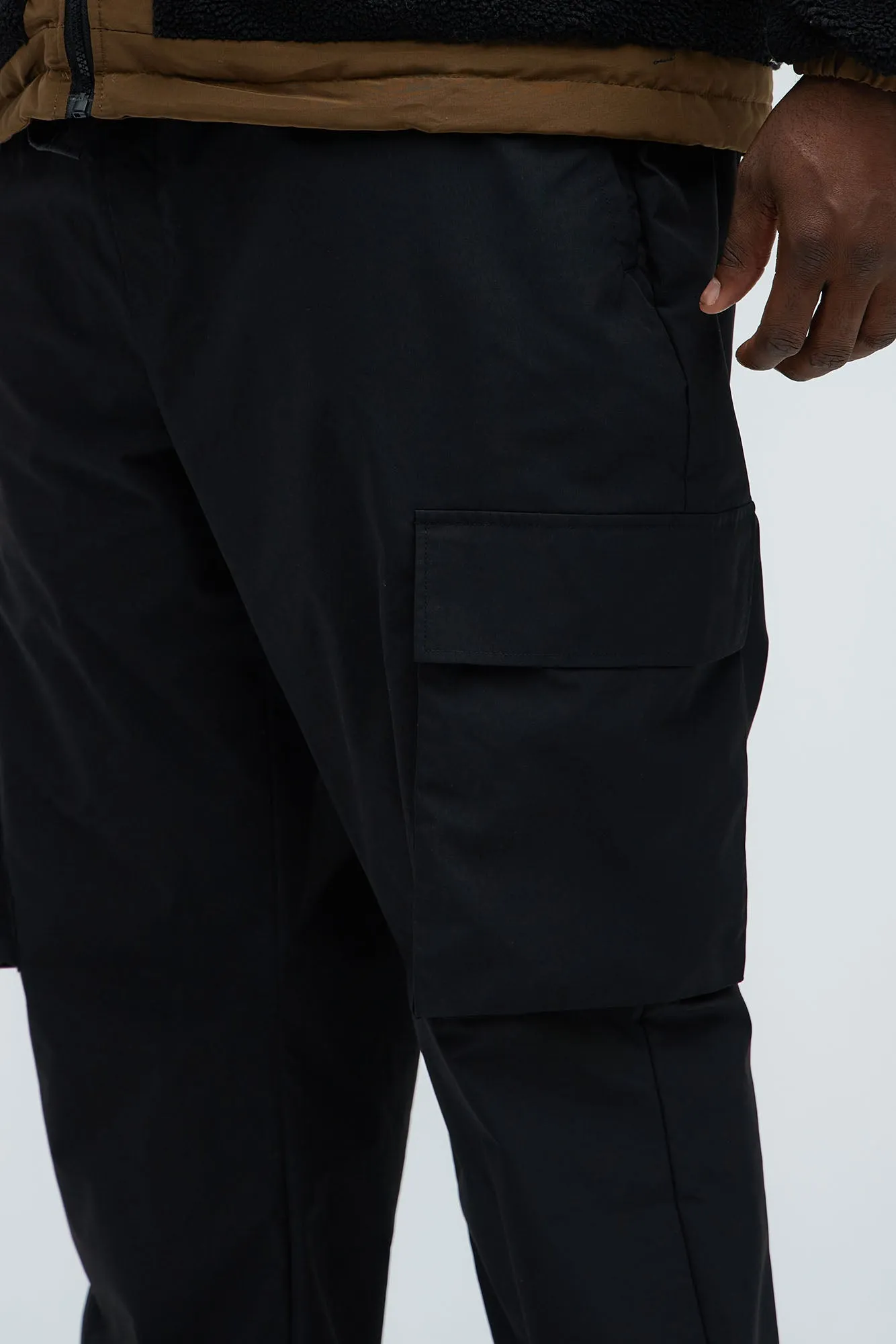 Ansel Tech Cargo Jogger - Black