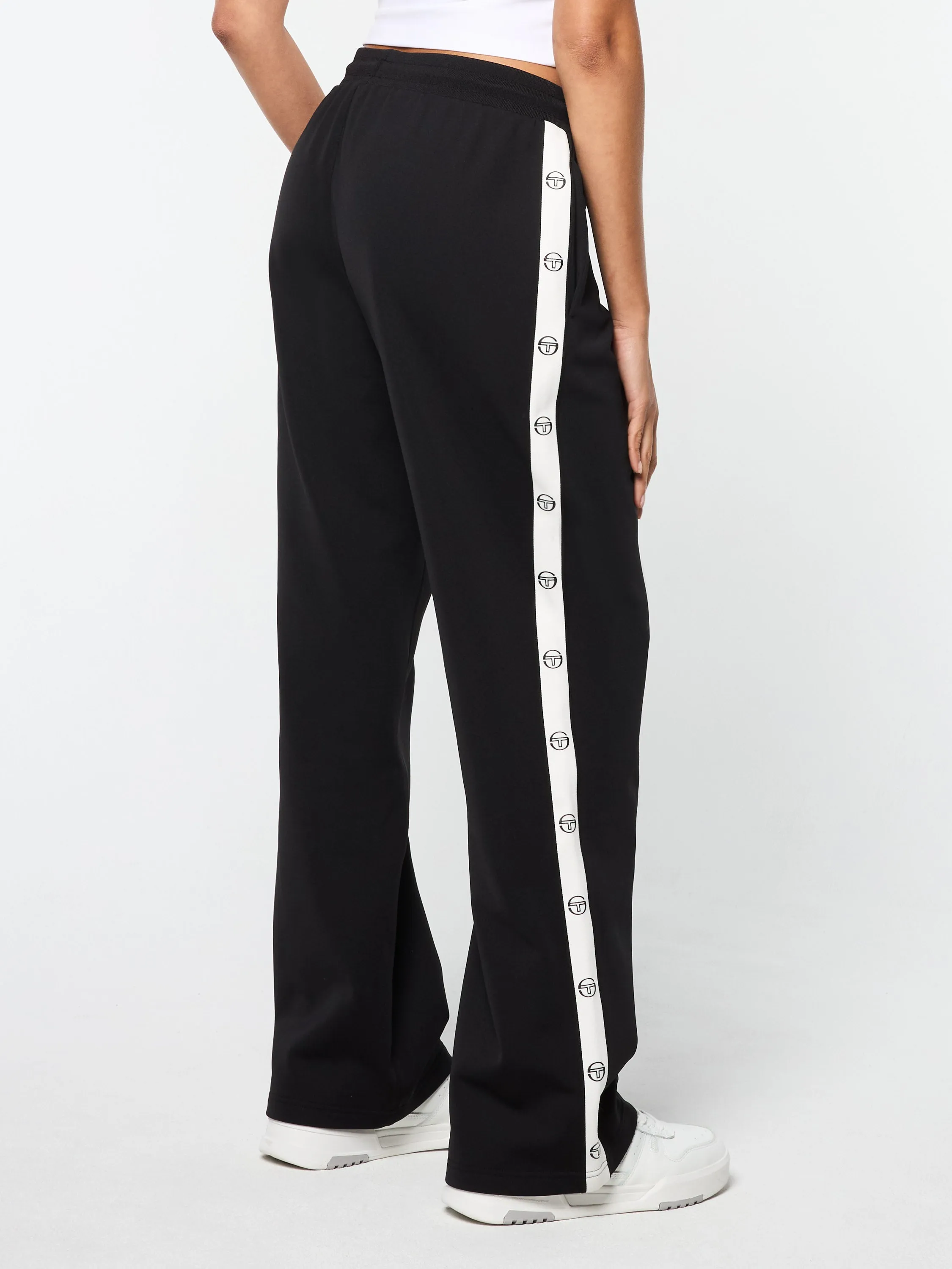 Ardea Straight Leg Track Pant- Black Beauty