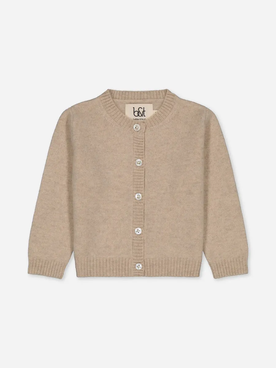 Baby's Cashmere Cardigan Beige