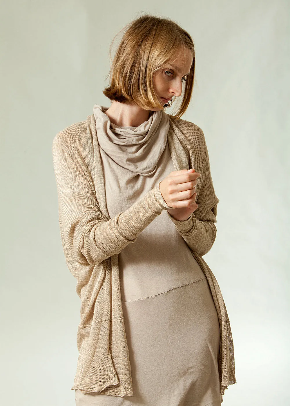 Bamboo Cardigan - Grey Taupe