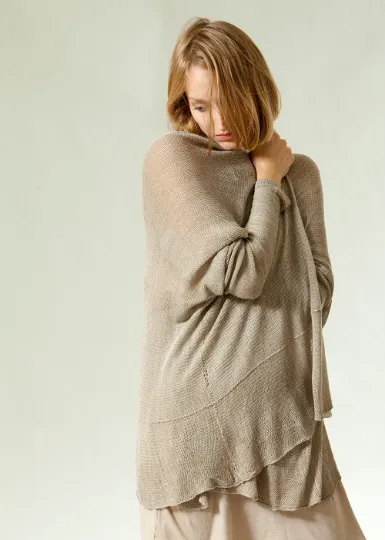 Bamboo Cardigan - Grey Taupe