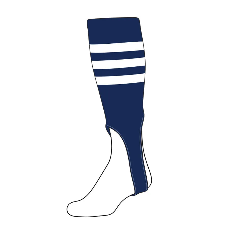 Baseball Stirrup - Triple Stripe (PATTERN B)