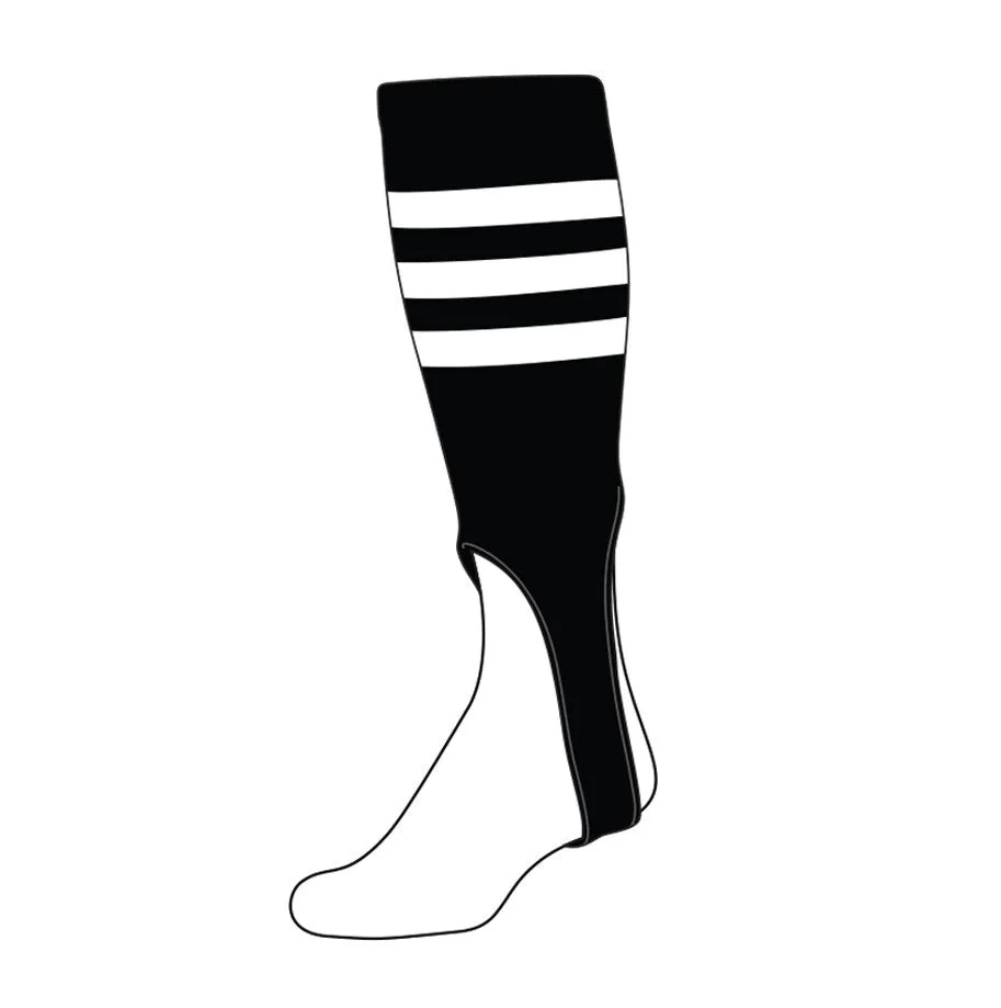 Baseball Stirrup - Triple Stripe (PATTERN B)