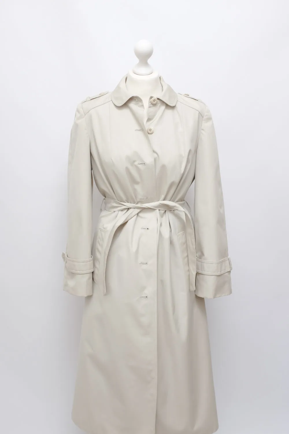 BEIGE VINTAGE TRENCH COAT