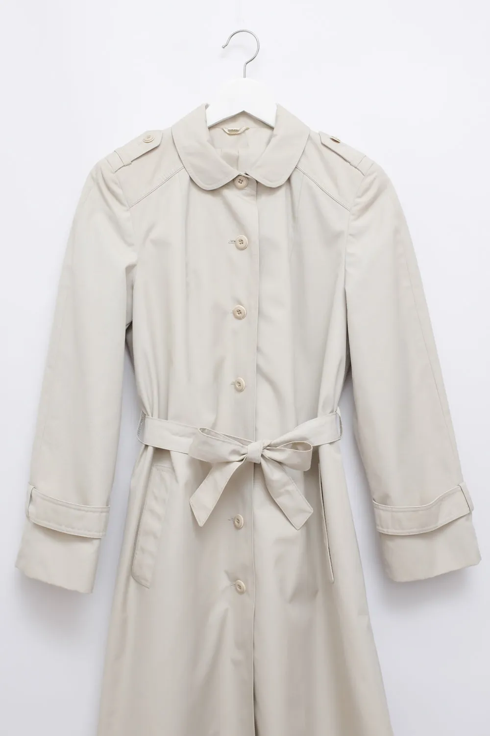 BEIGE VINTAGE TRENCH COAT