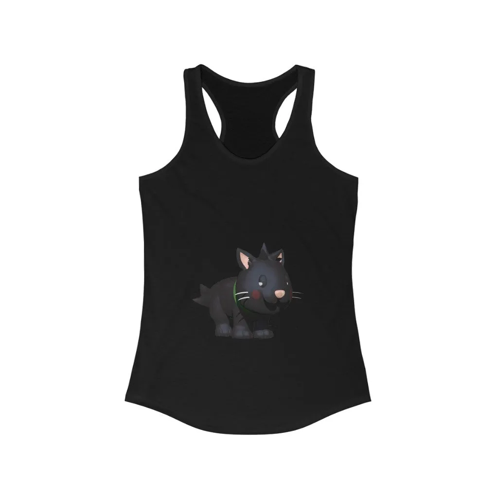 Black Kitty Women's Ideal Racerback Tank