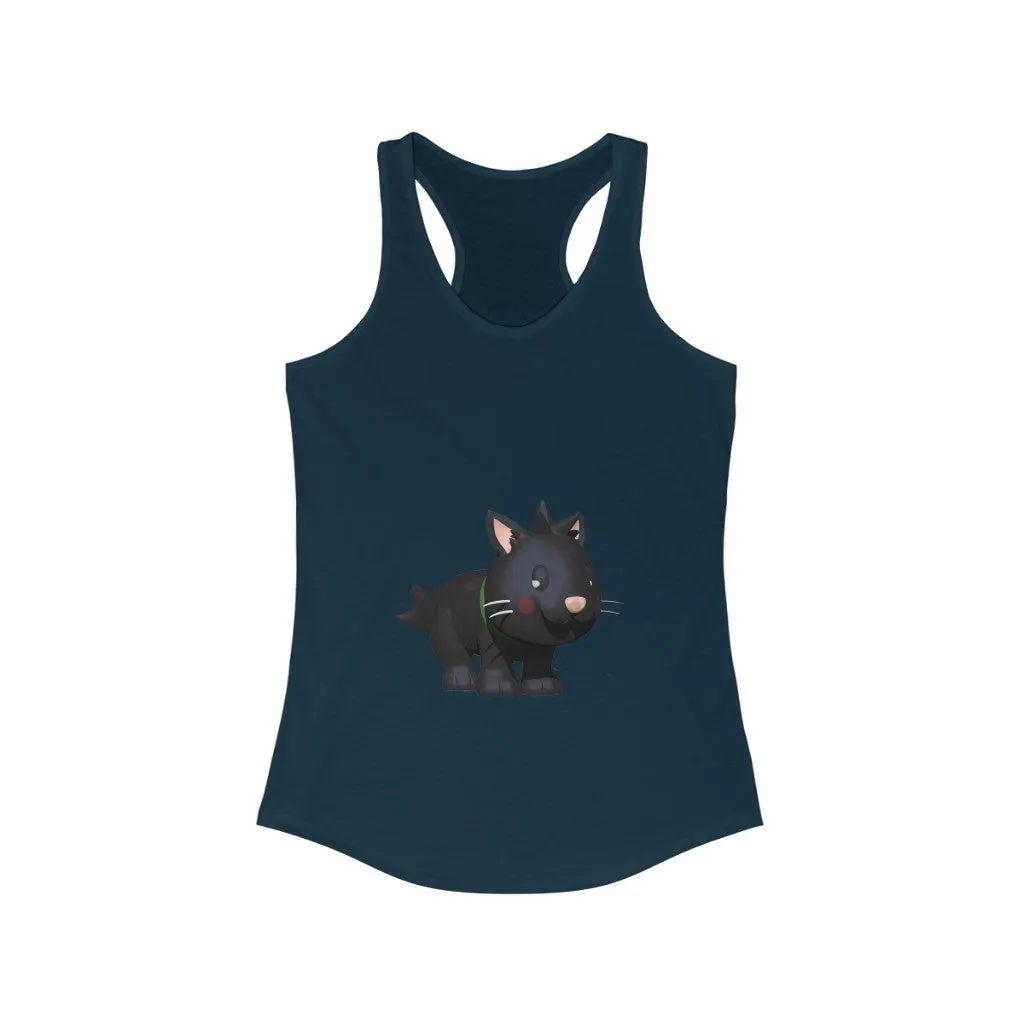 Black Kitty Women's Ideal Racerback Tank