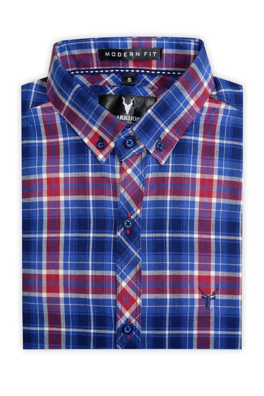 Burberry Button Down Casual Check Shirt