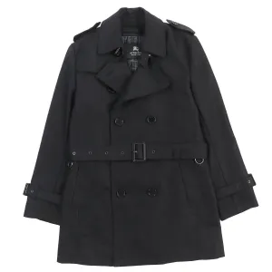 Burberry Check Liner Trench Coat Black M