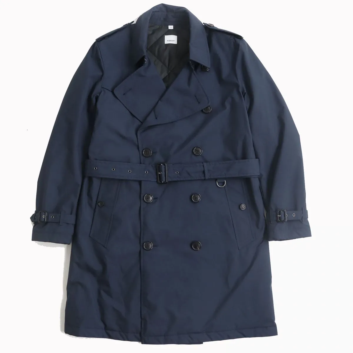 Burberry Down Trench Coat Men's Navy 48