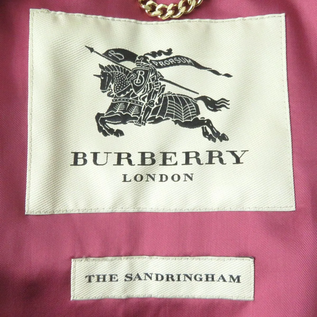 Burberry Sandringham Cashmere Trench Coat Pink