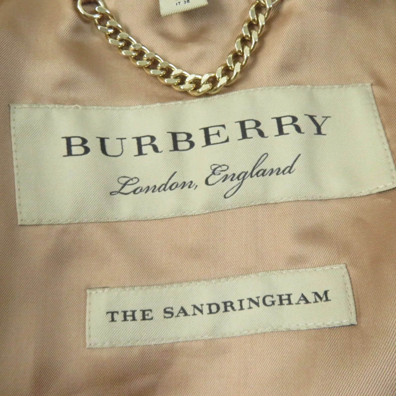 Burberry Sandringham Cashmere Wool Trench Coat