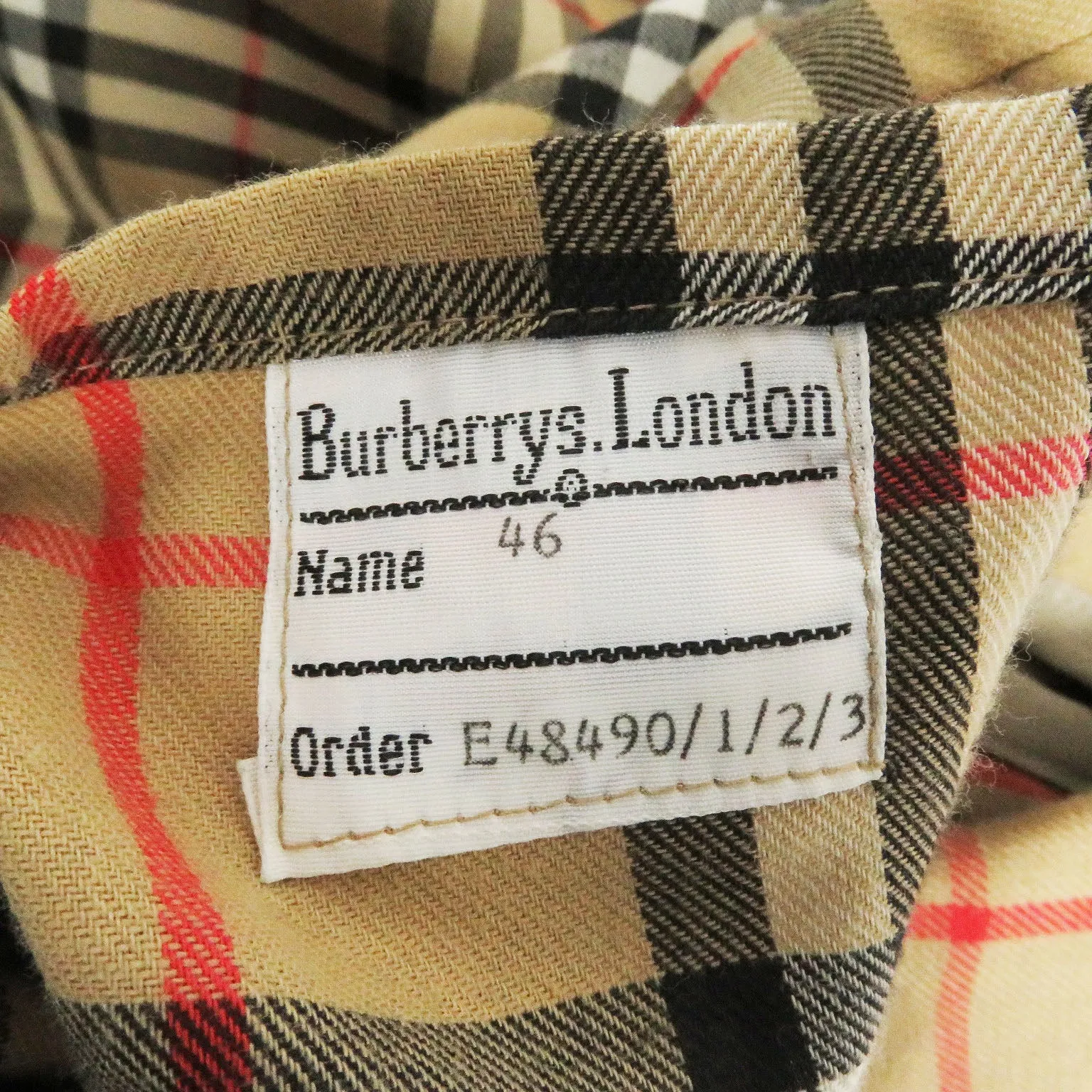 Burberry Vintage Trench Coat Beige 46