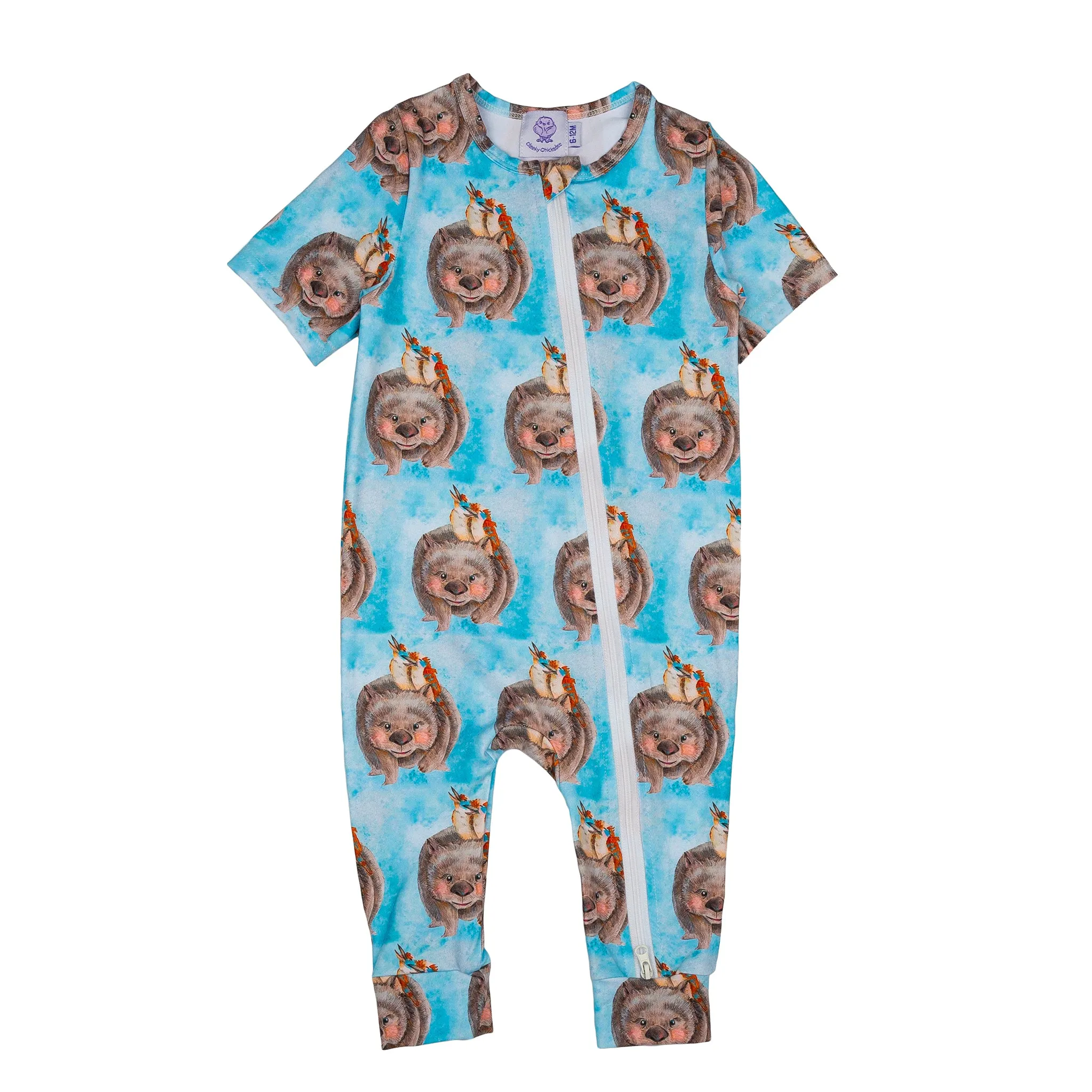 Bush Buddies Short Sleeve Zip Sleepsuit