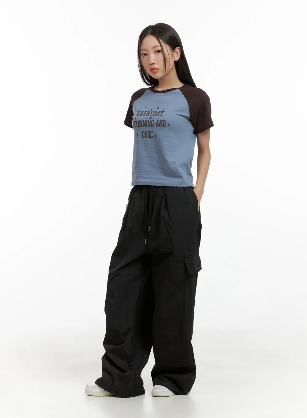 Cargo Wide Leg Pants CL418