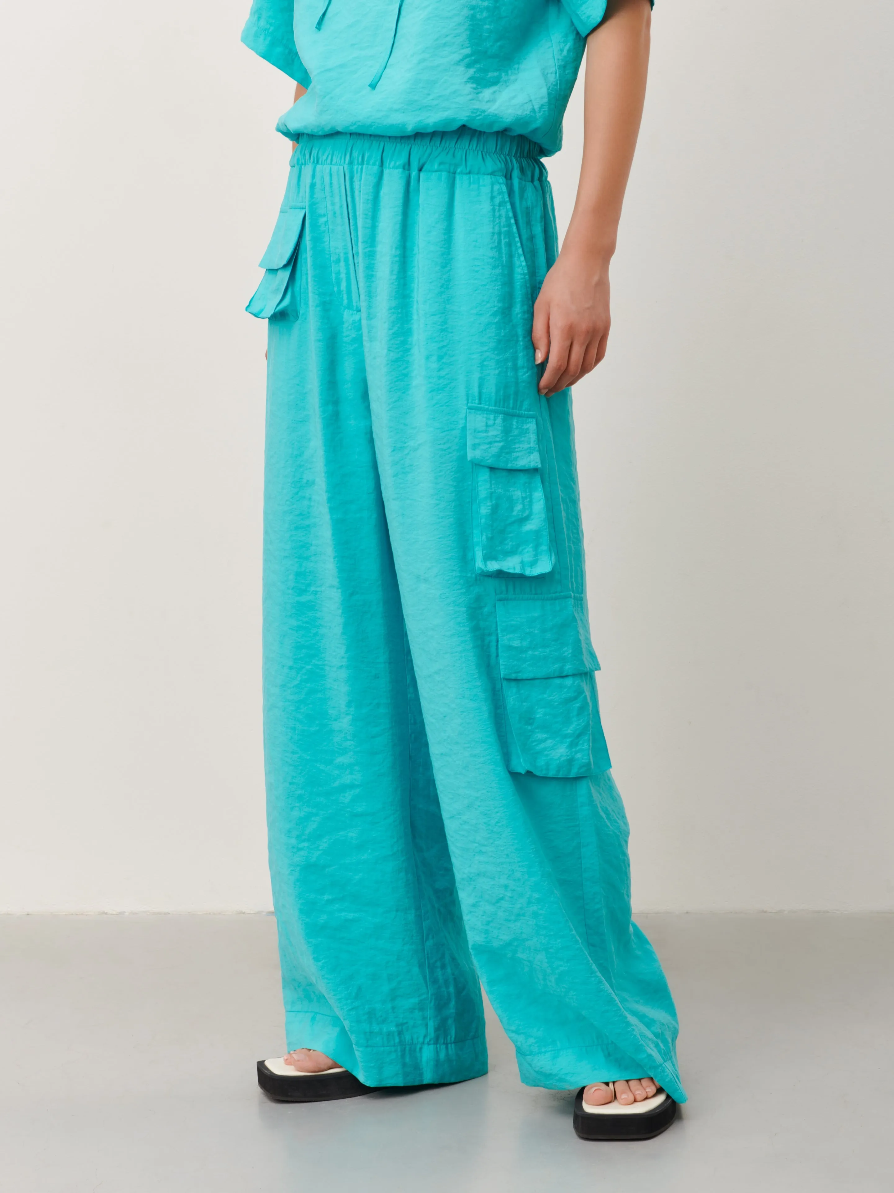 Charly Pants | Turquoise