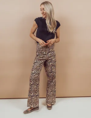 Cheetah Wide Leg Pants