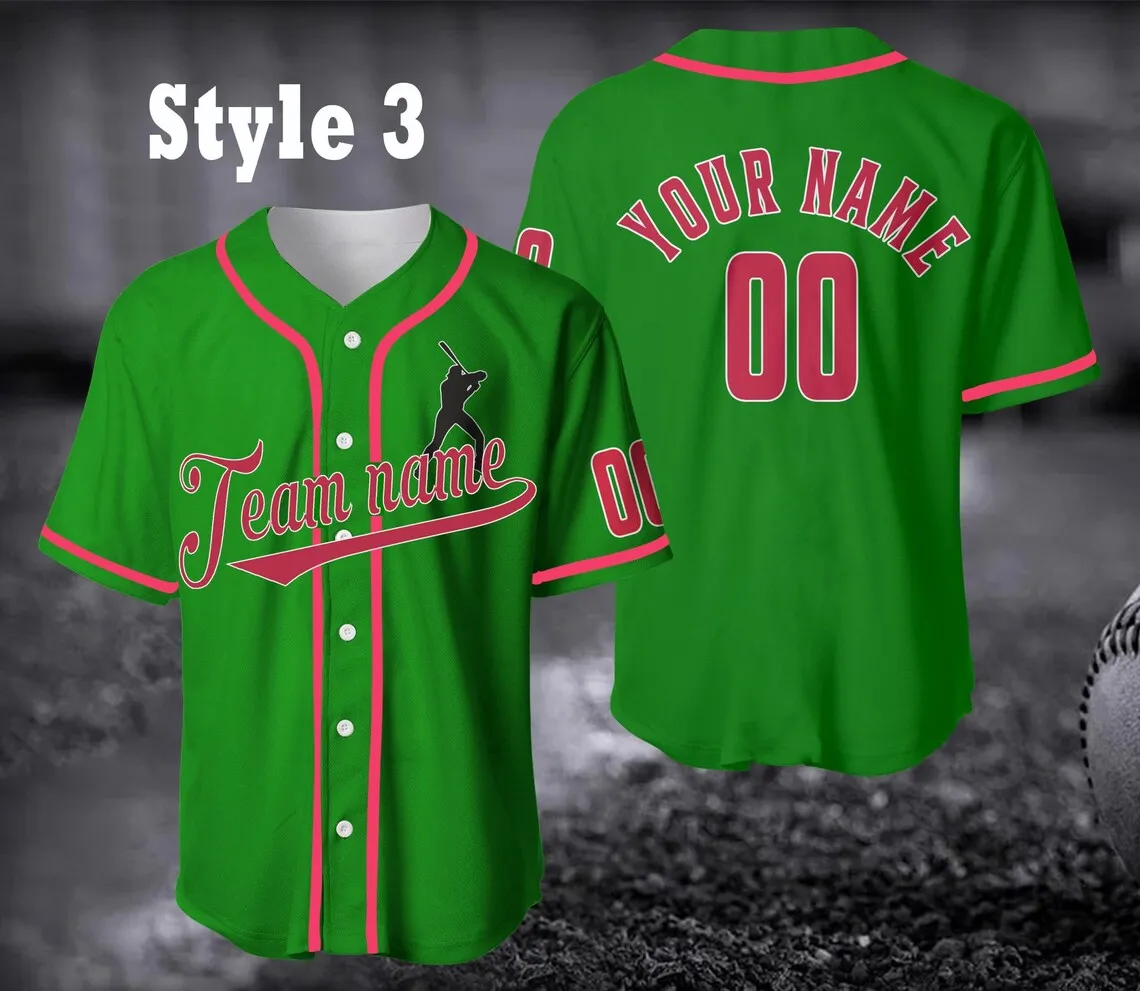 Custom Name Baseball Jersey Shirt, Personalized Name Custom Request Designs, Baseball Jersey For Baseball Fans, Custom Name Baseball Jersey