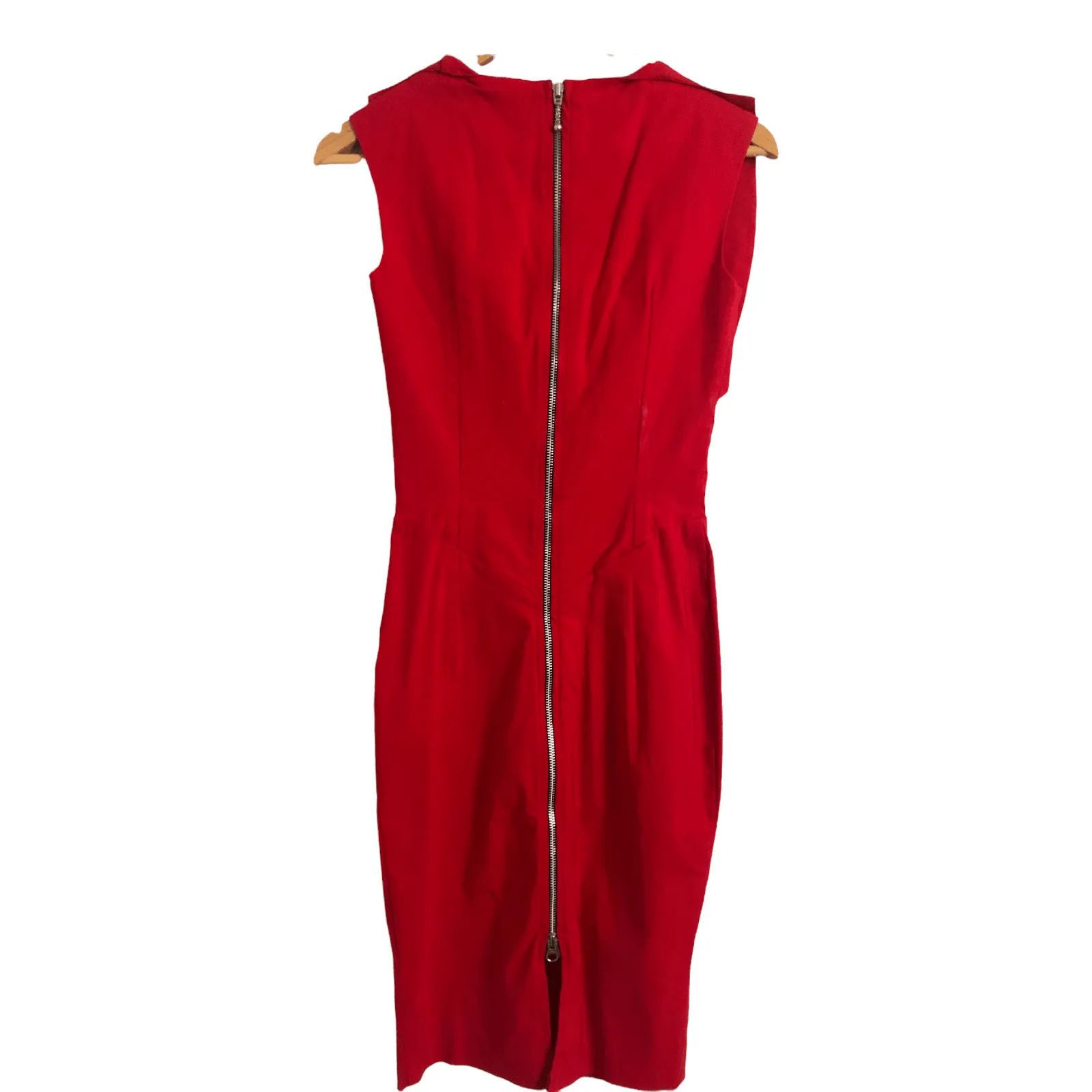 Diva Catwalk Sleeveless Shift Dress Red Size S