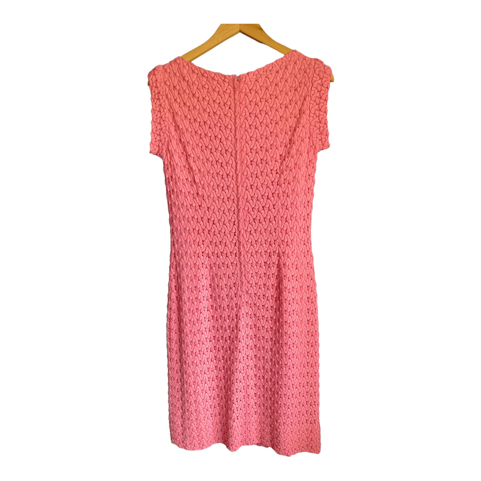 Dobett Pink Cap Sleeved Shift Dress UK Size 16