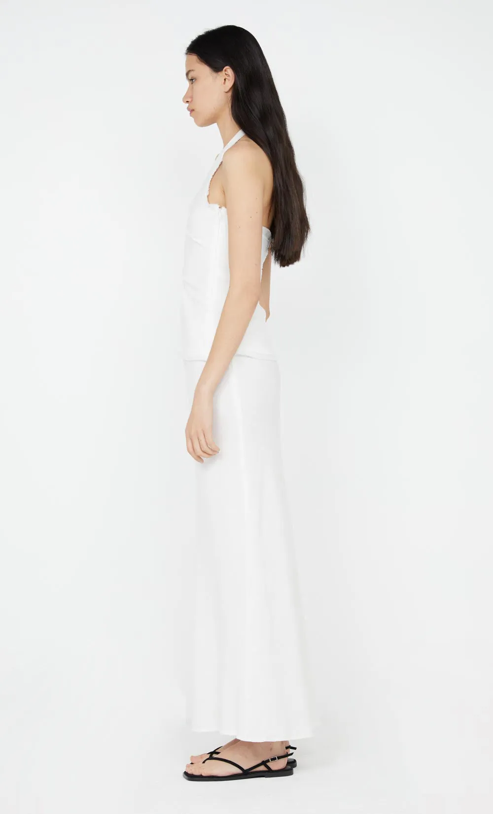 EVERLY MAXI SKIRT - WHITE