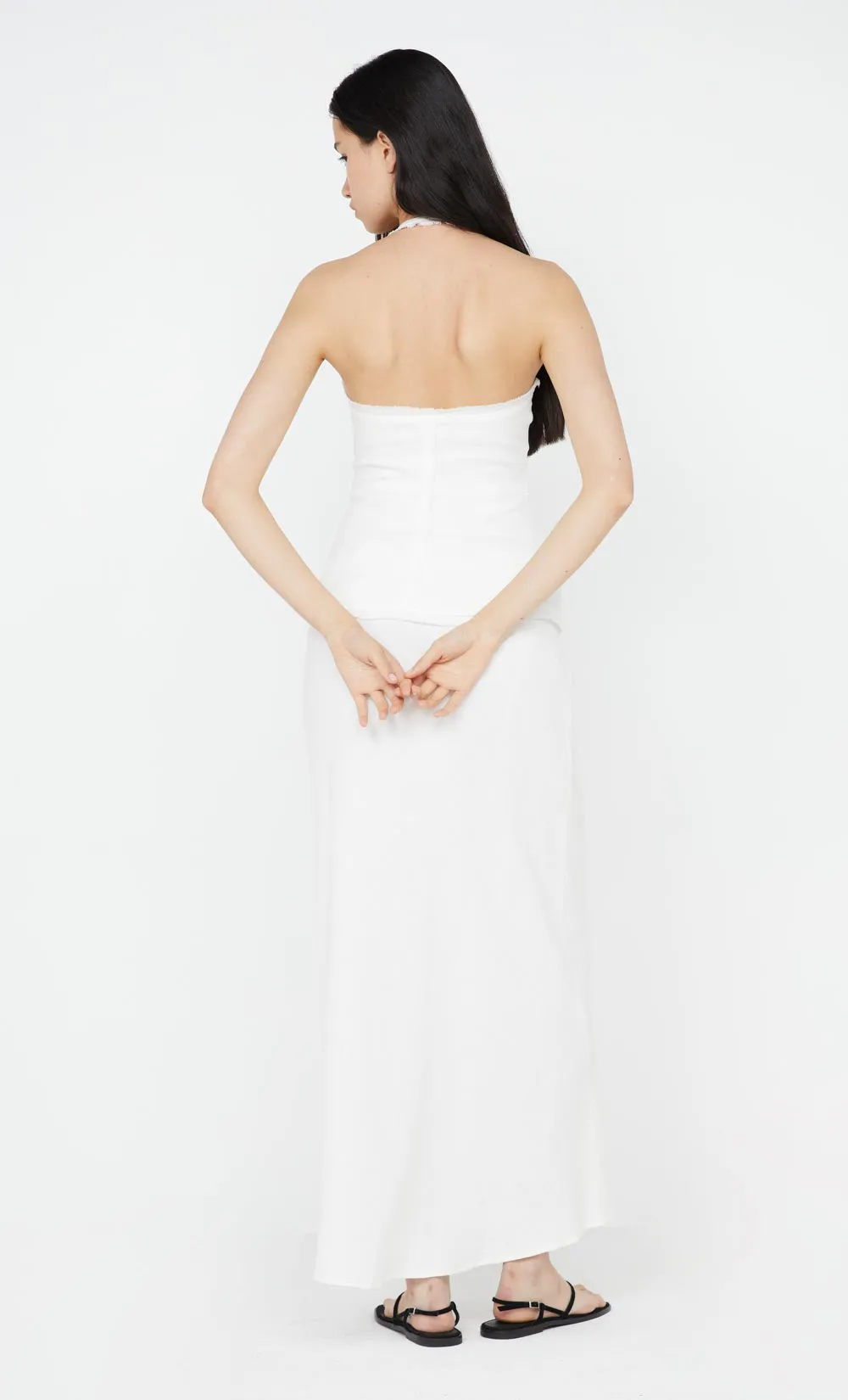 EVERLY MAXI SKIRT - WHITE