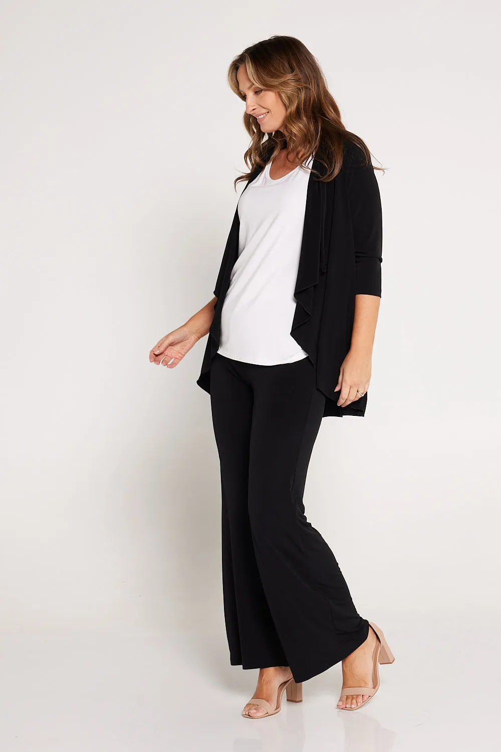 Kamala Wide Leg Pants - Black