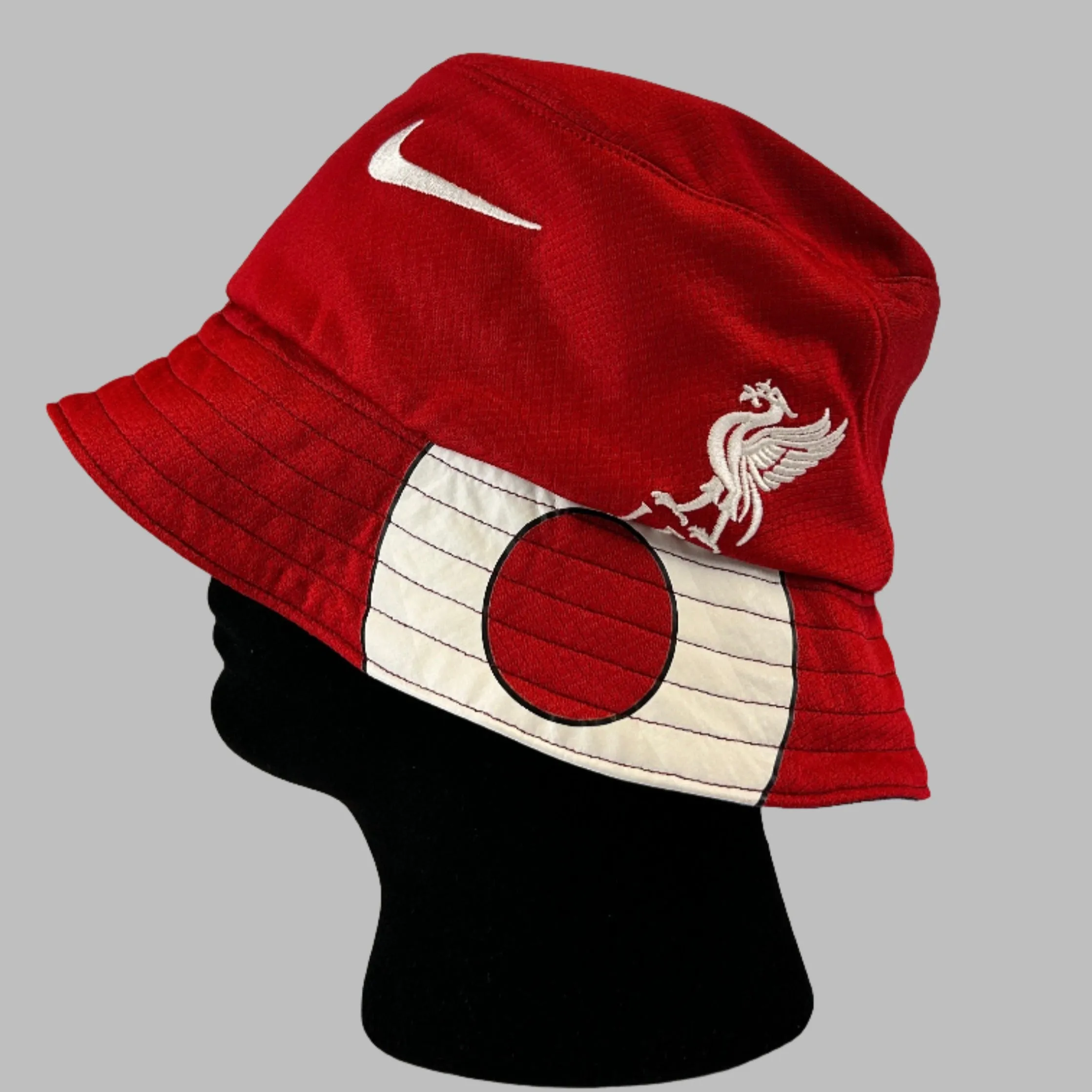 Liverpool 2023/2024 Upcycled Reversible Shirt Bucket Hat