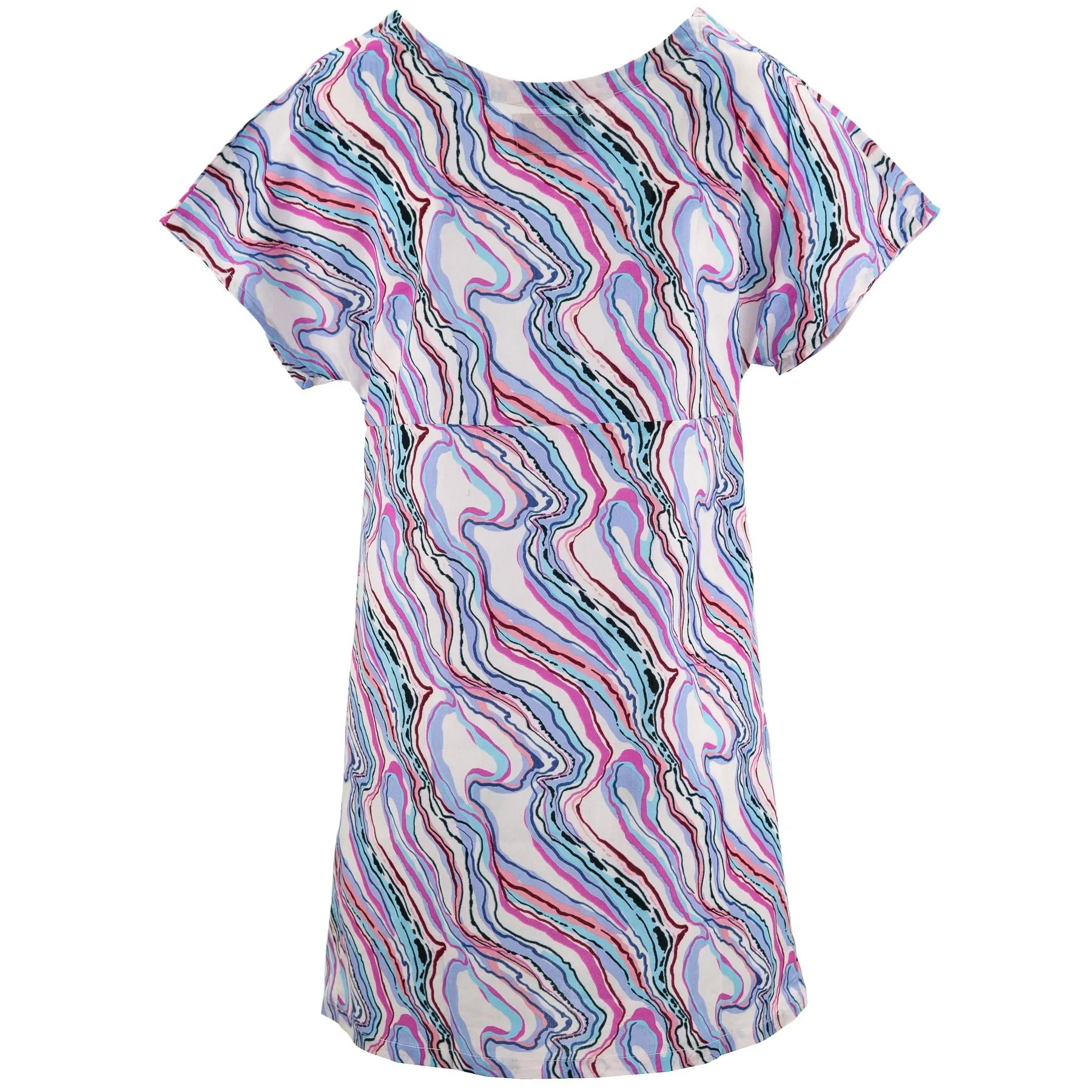 Lolo Short Shift Dress - Pastel Contours