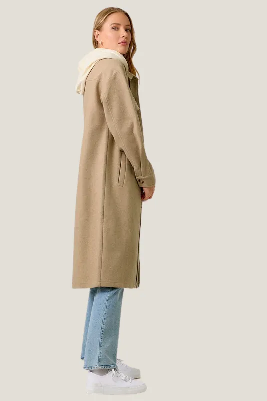 One And Done Layered Trench Jacket