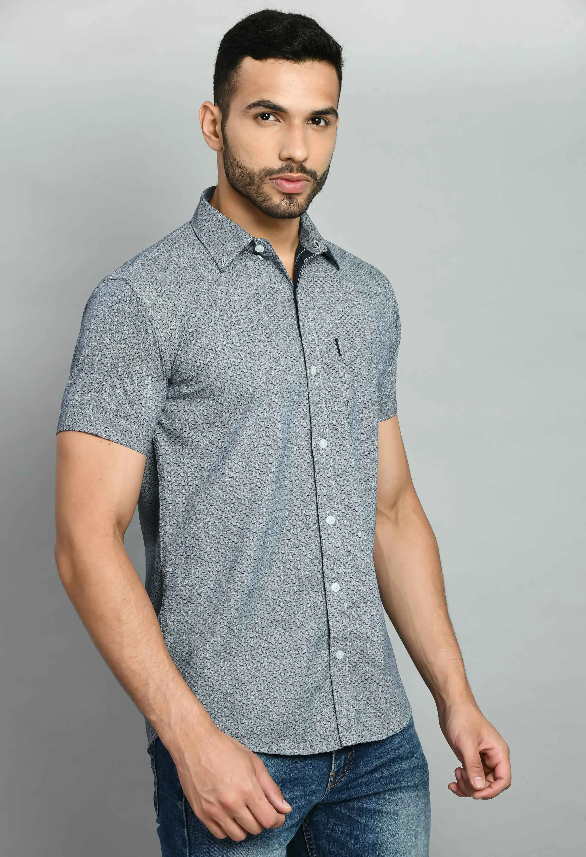 Pure Cotton Smart Fit Casual Shirt