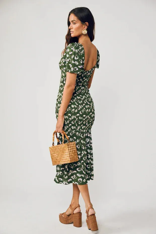 Rue Stiic Isabella Maxi Smock Dress in Garden Bloom - Final Sale