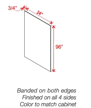 S2496 - Shelf Board - Shaker Slim