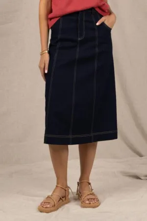 Saturn Skirt in Dark Blue