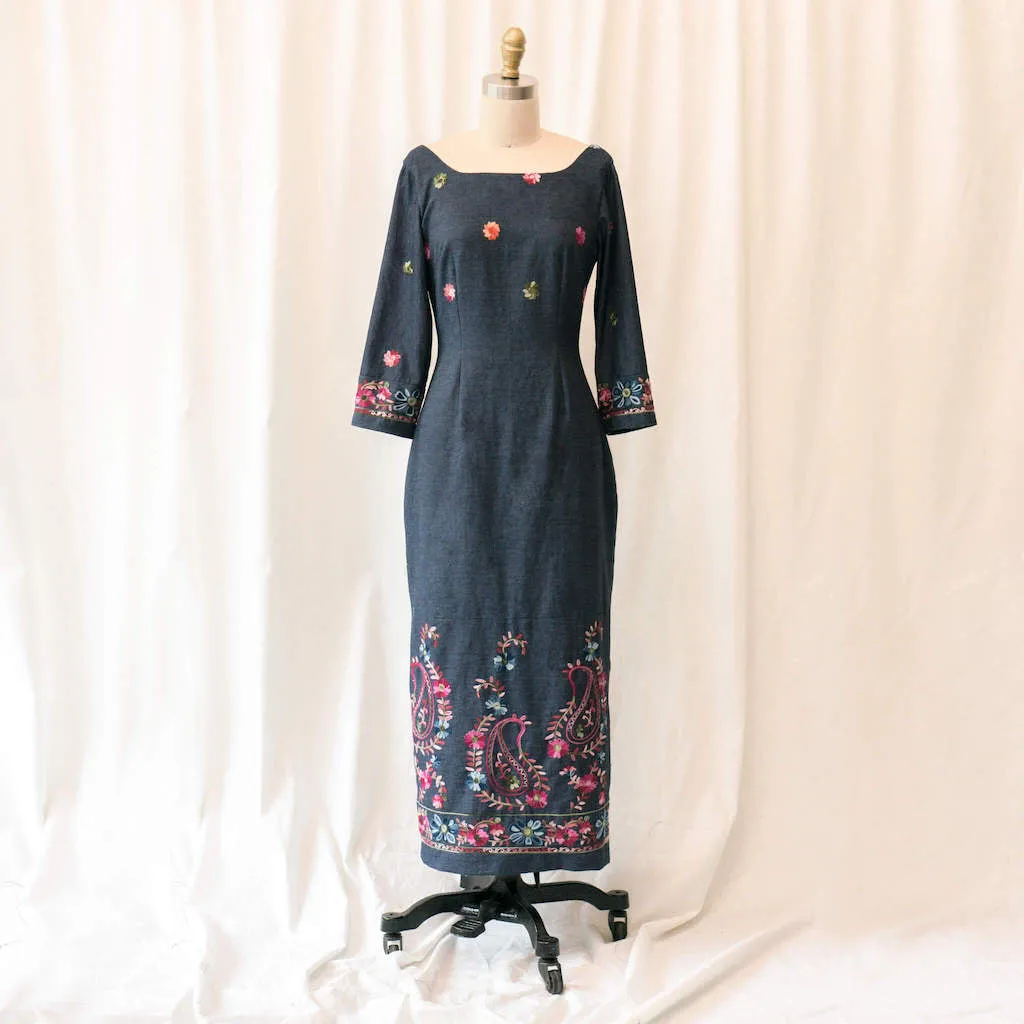 Shift Dress with Sleeves