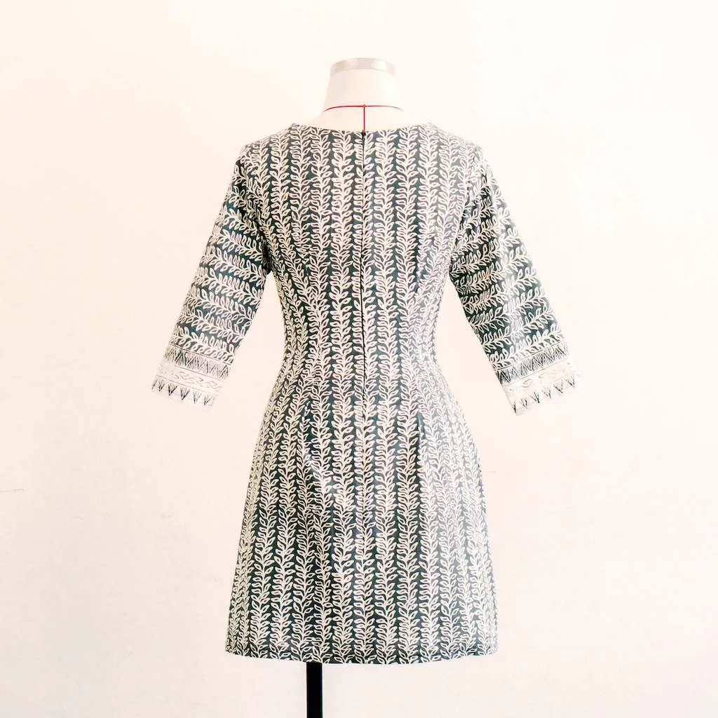 Shift Dress with Sleeves