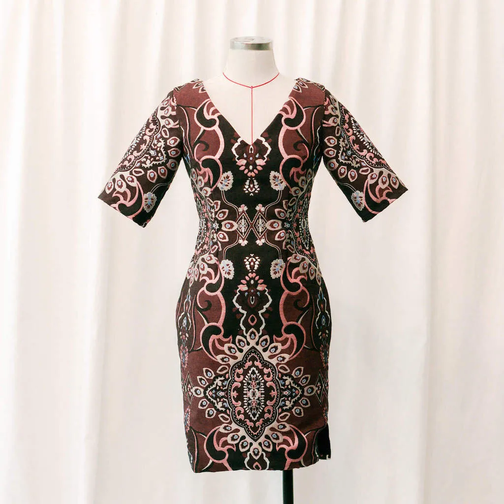 Shift Dress with Sleeves