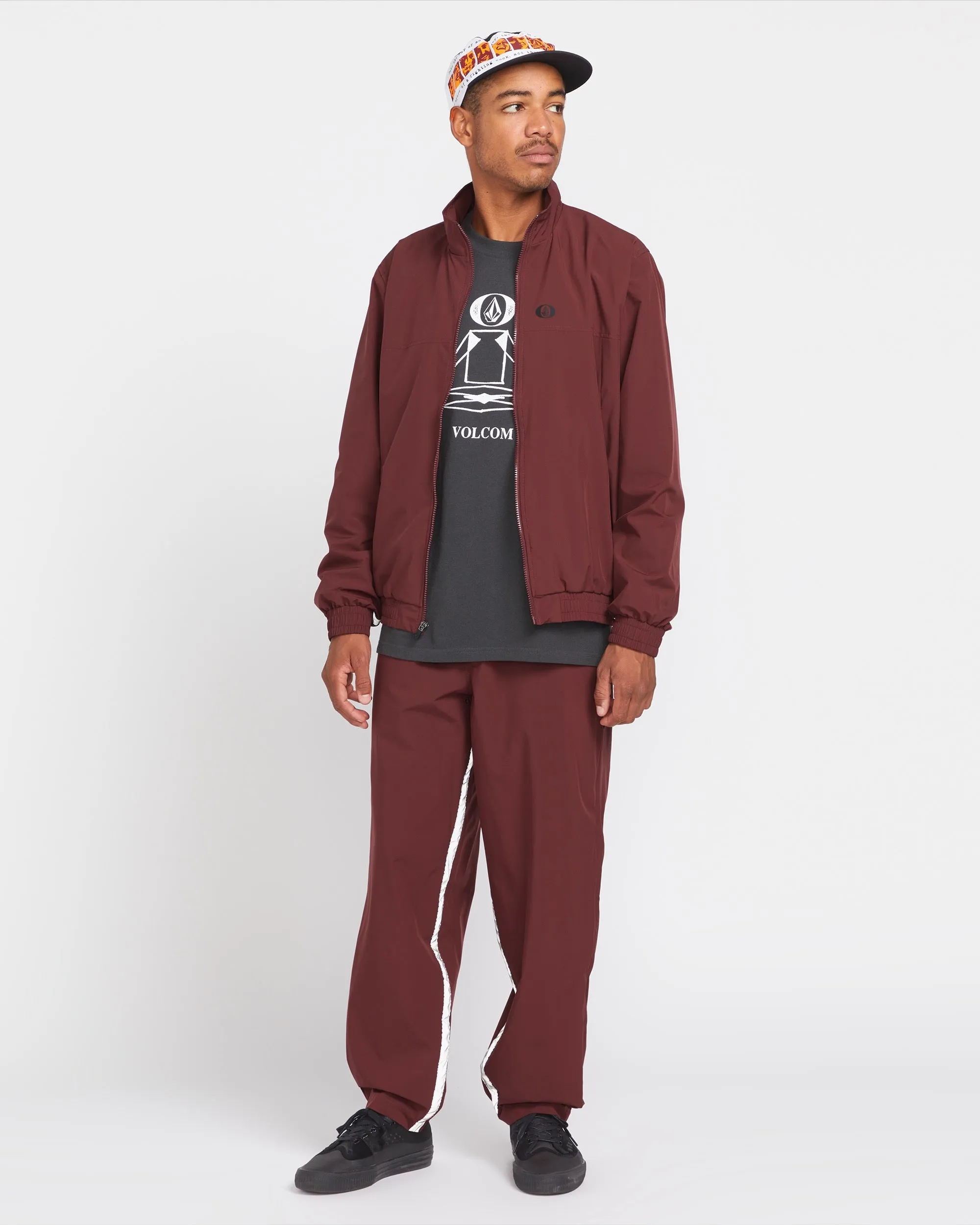 Skate Vitals Remy Stratton Elastic Waist Pants - Merlot