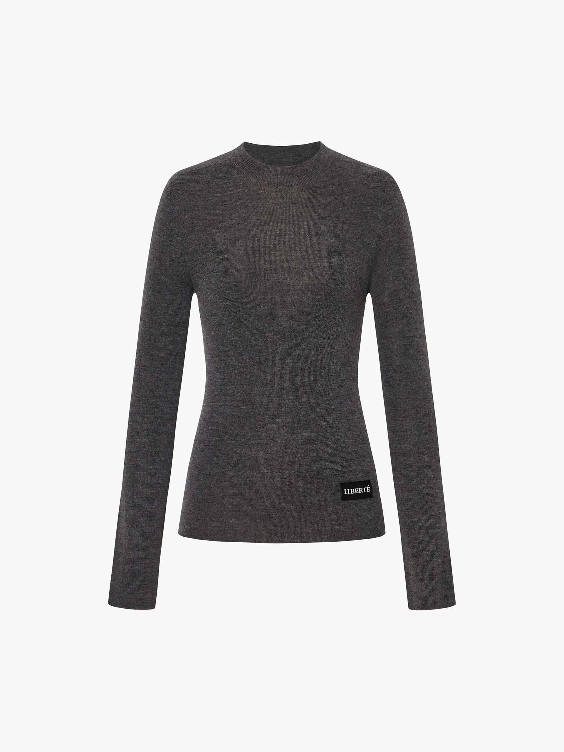 Slim Fitted Soft Knit Top