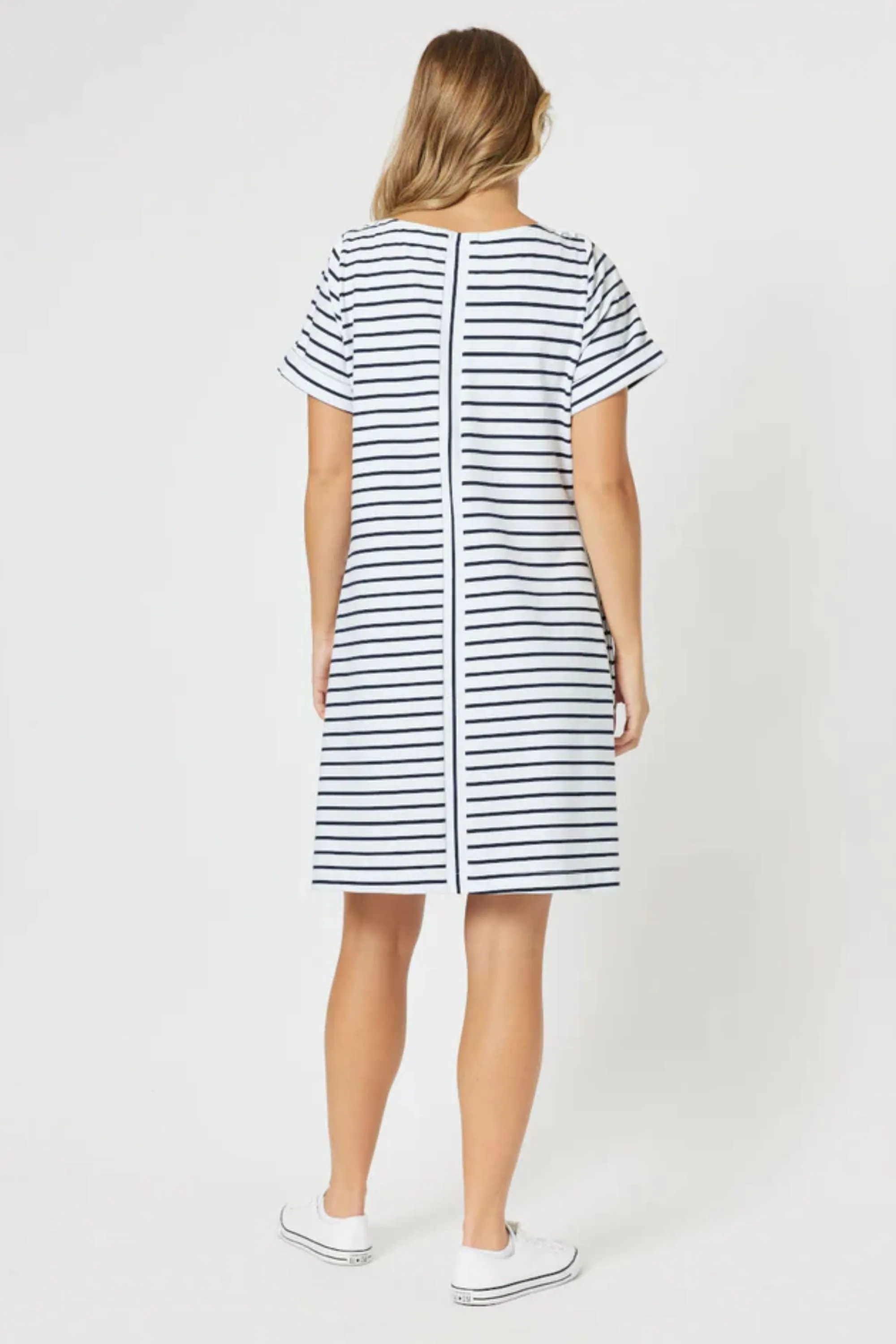 STANDOUT STRIPE DRESS - 45619T