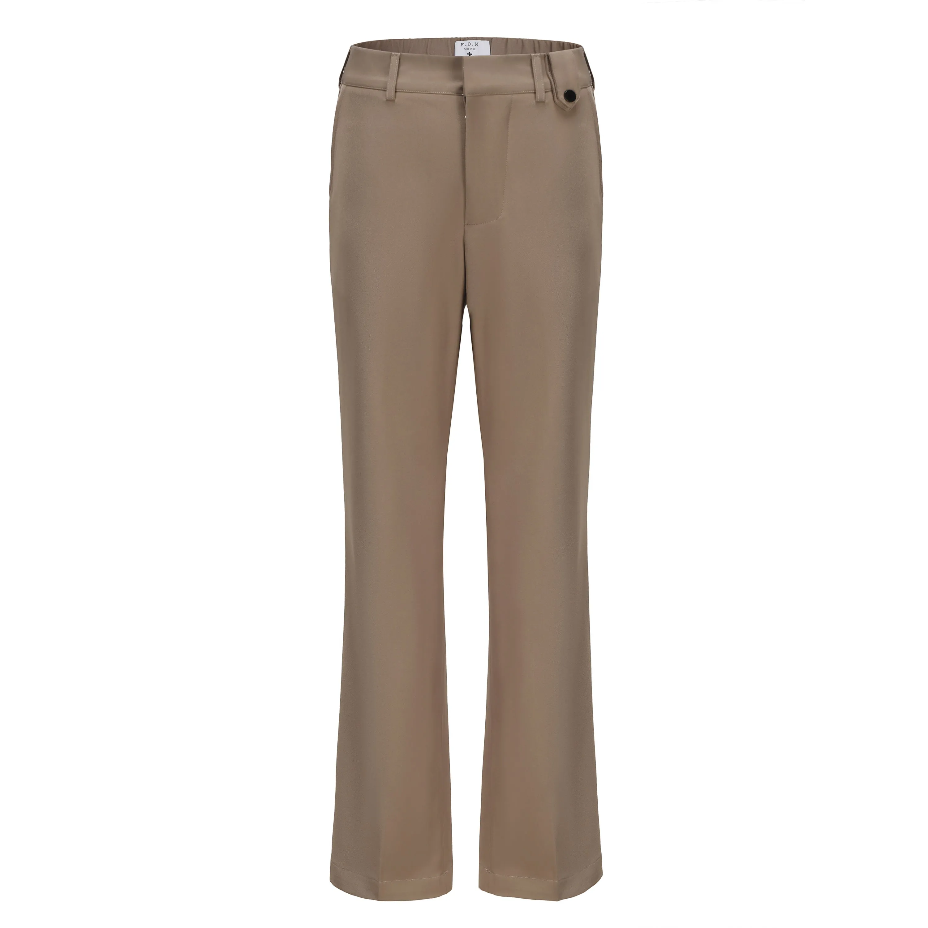 Straight slim fit casual pants