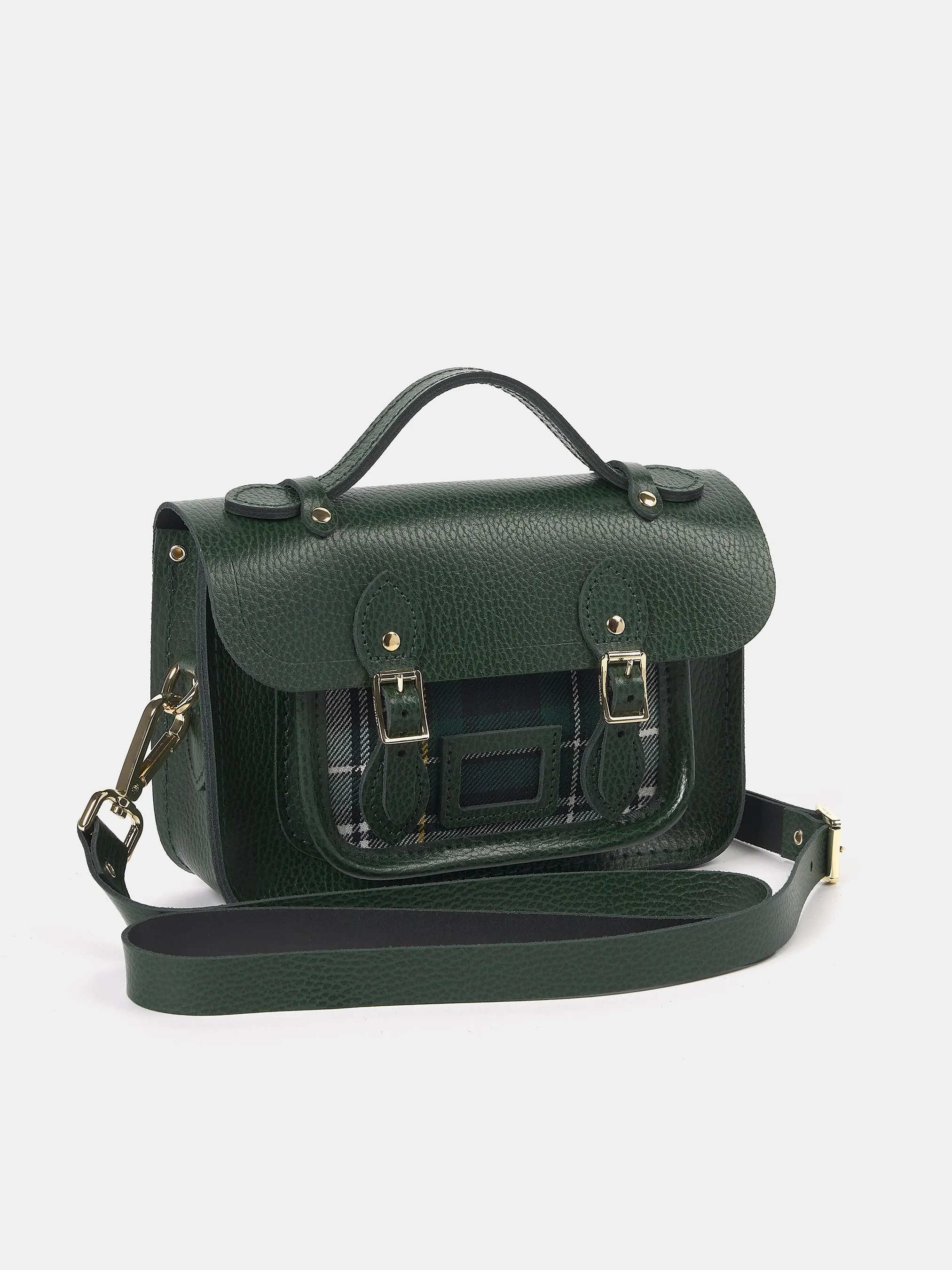 The Mini -  Racing Green Celtic Grain & Campbell Tartan