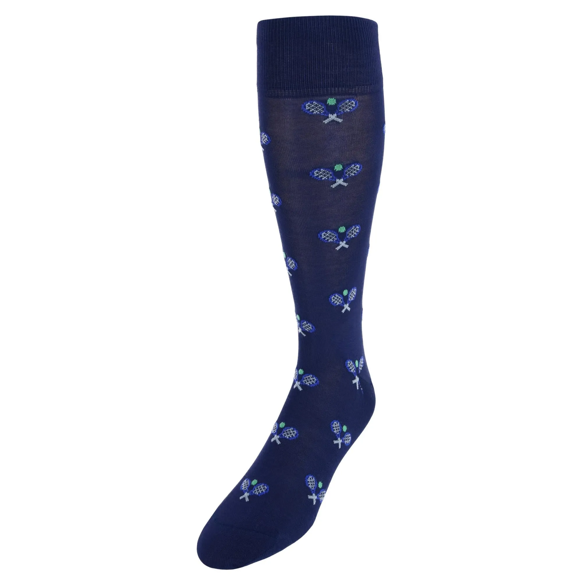 The Rally Tennis Novelty Mercerized Cotton Mid-Calf Socks