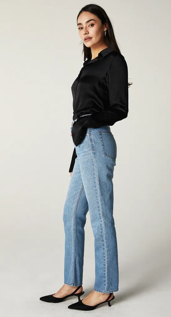 The Sloane High Rise Cigarette Jeans - Miracle Mile