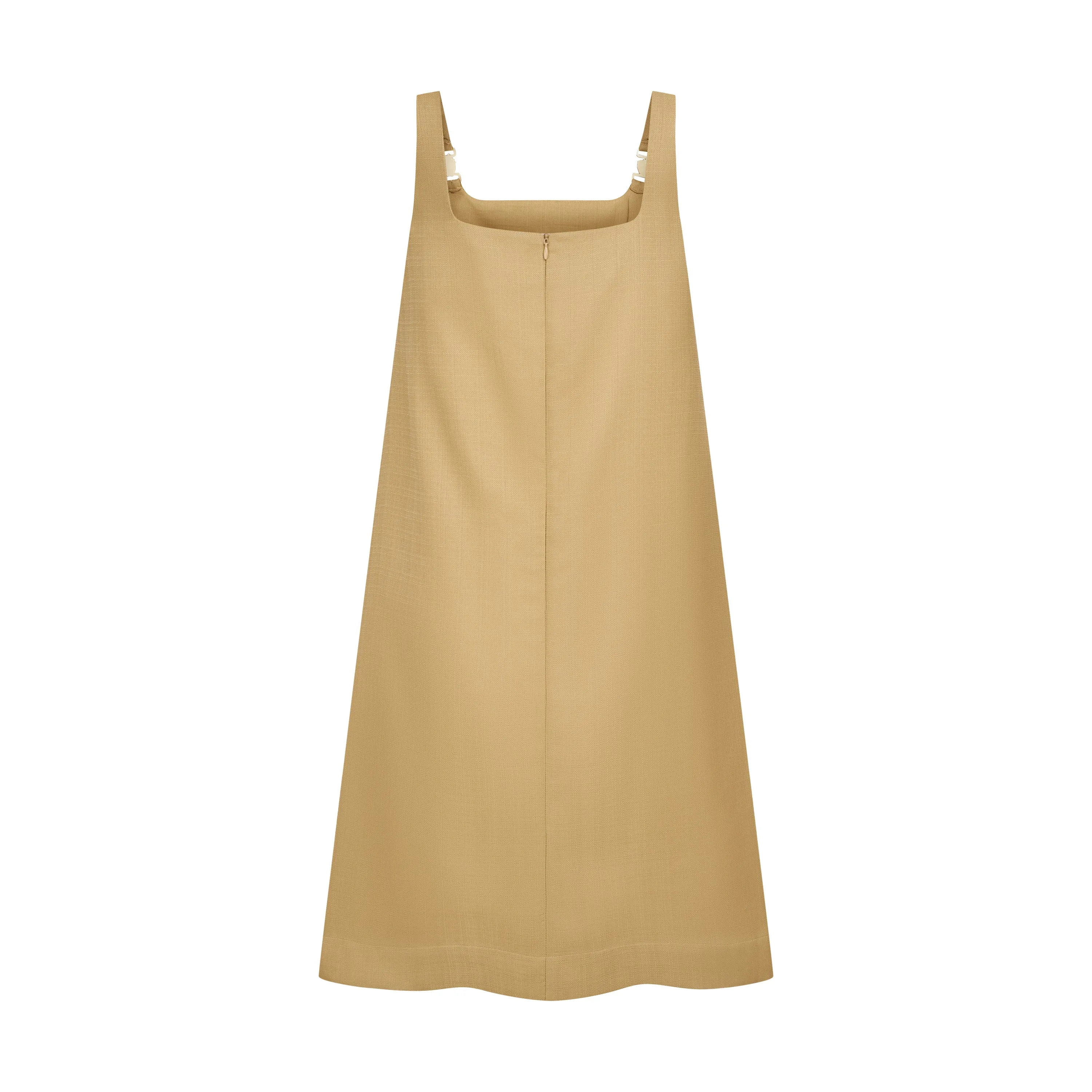 THE STROMBUS SHIFT DRESS-KHAKI