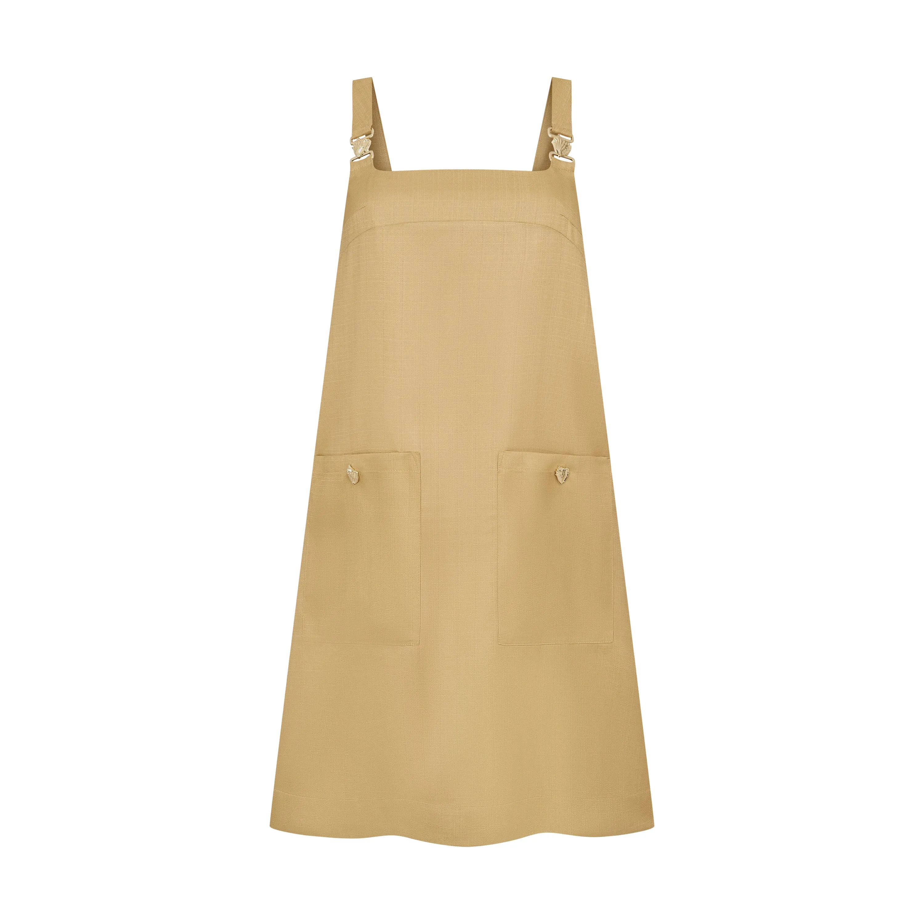 THE STROMBUS SHIFT DRESS-KHAKI